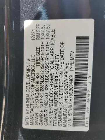 2025 HONDA ODYSSEY SPORT-L  