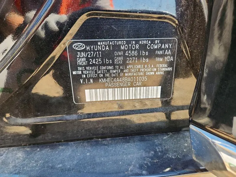 2011 HYUNDAI SONATA HYBRID  