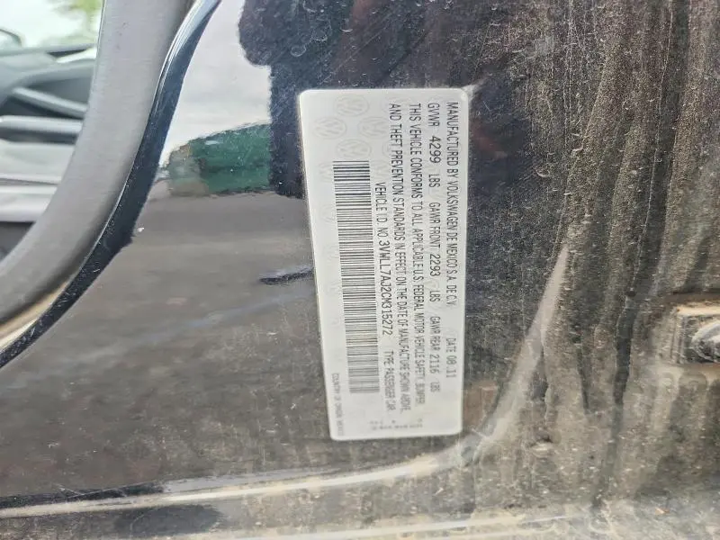 2012 VOLKSWAGEN JETTA TDI  
