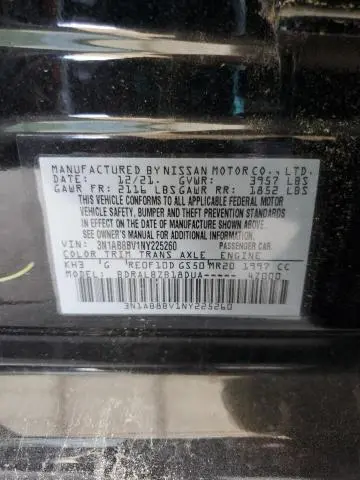 2022 NISSAN SENTRA S  