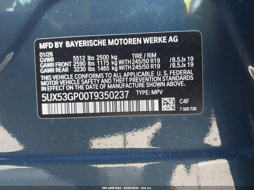 2026 BMW X3 30 XDRIVE