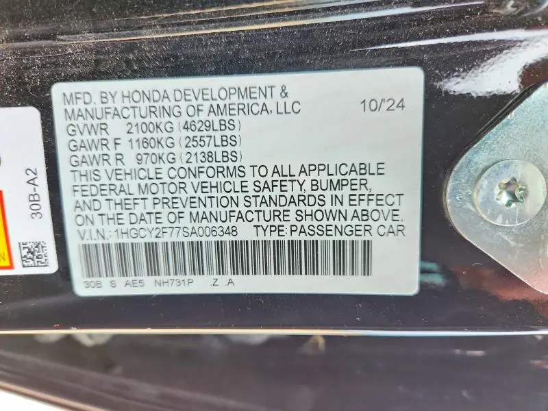 2025 HONDA ACCORD HYBRID SPORT-L  