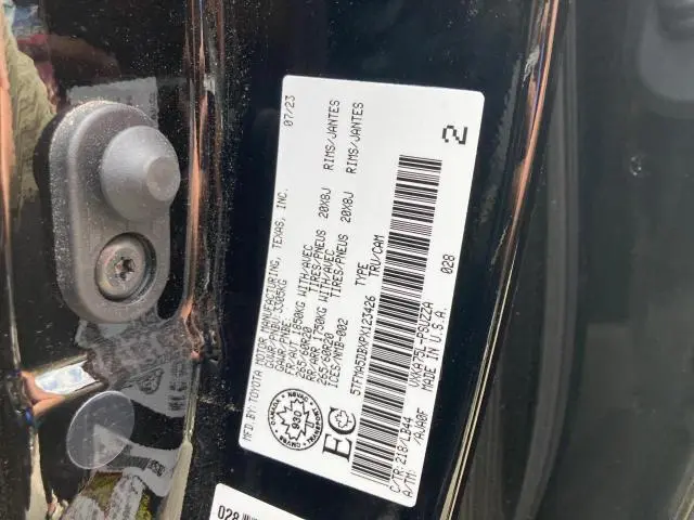 2023 TOYOTA TUNDRA CREWMAX PLATINUM  