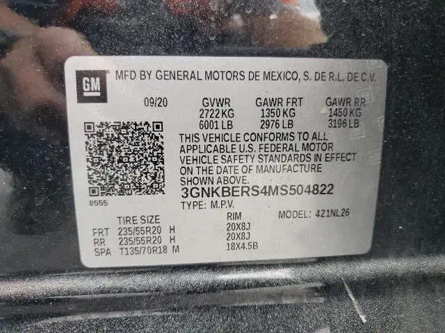 2021 CHEVROLET BLAZER RS  