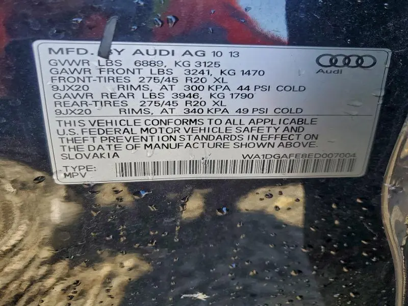 2014 AUDI Q7 PRESTIGE  