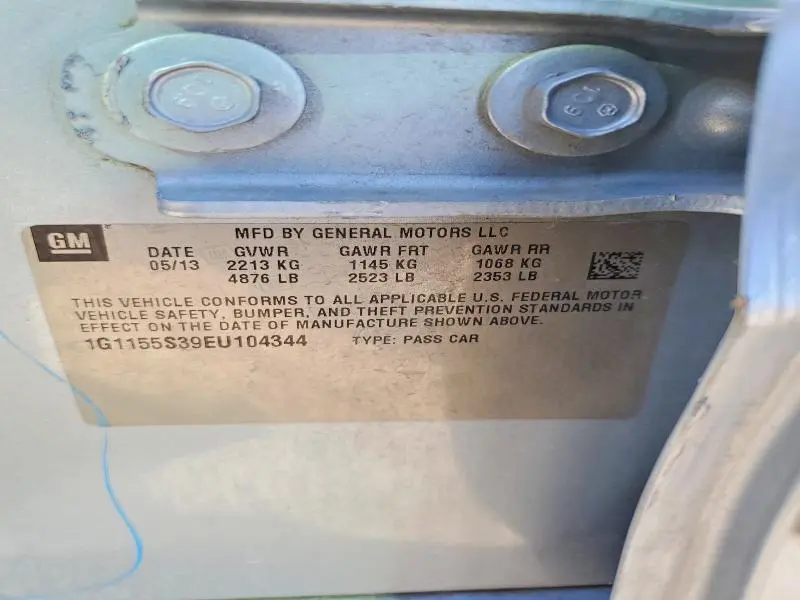 2014 CHEVROLET IMPALA LTZ  