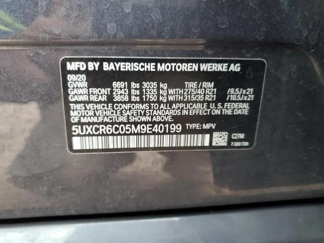 2021 BMW X5 XDRIVE40I  