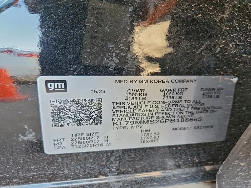 2023 CHEVROLET TRAILBLAZER LS  