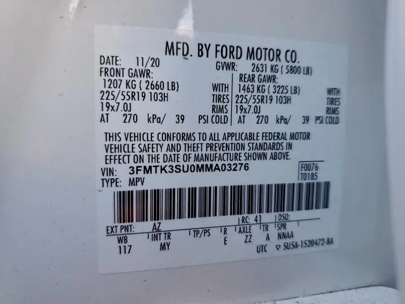 2021 FORD MUSTANG MACH-E PREMIUM  