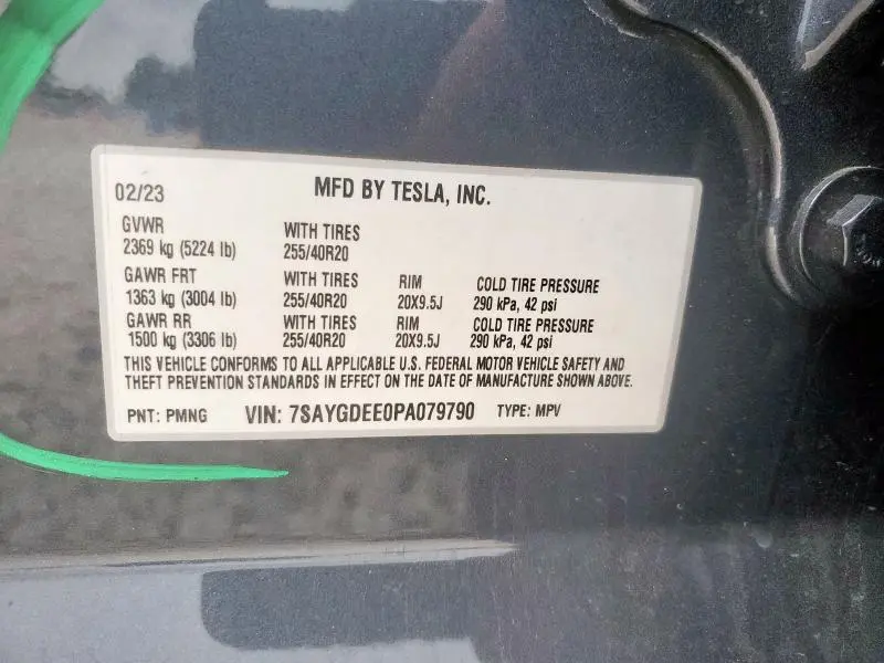 2023 TESLA MODEL Y   