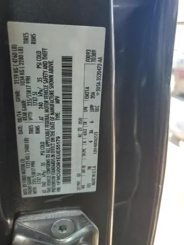 2014 FORD ESCAPE SE  