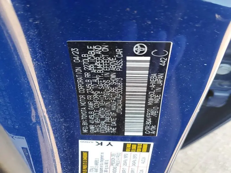 2023 TOYOTA PRIUS LE  