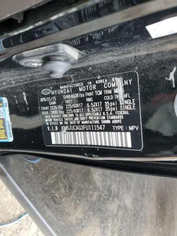 2015 HYUNDAI TUCSON LIMITED  