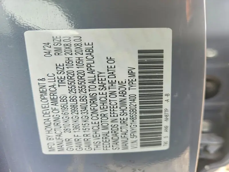 2025 HONDA PILOT ELITE  