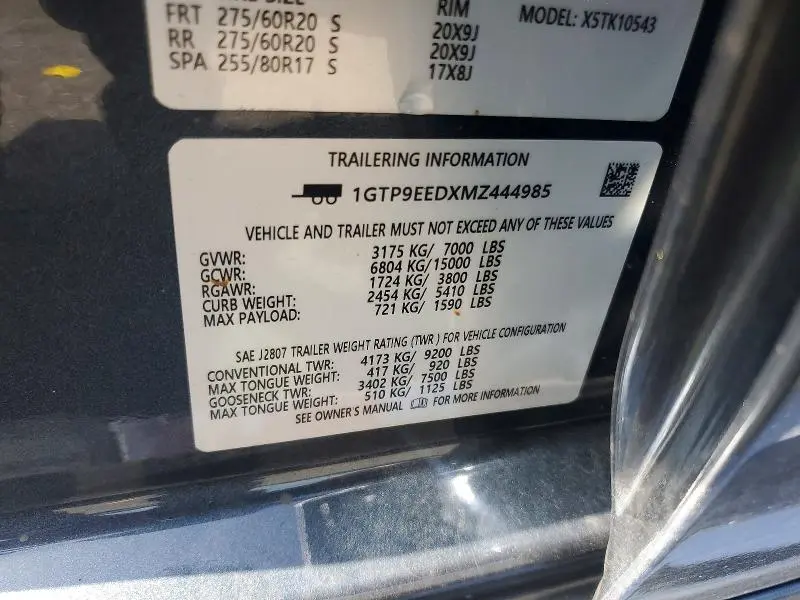2021 GMC SIERRA K1500 AT4  