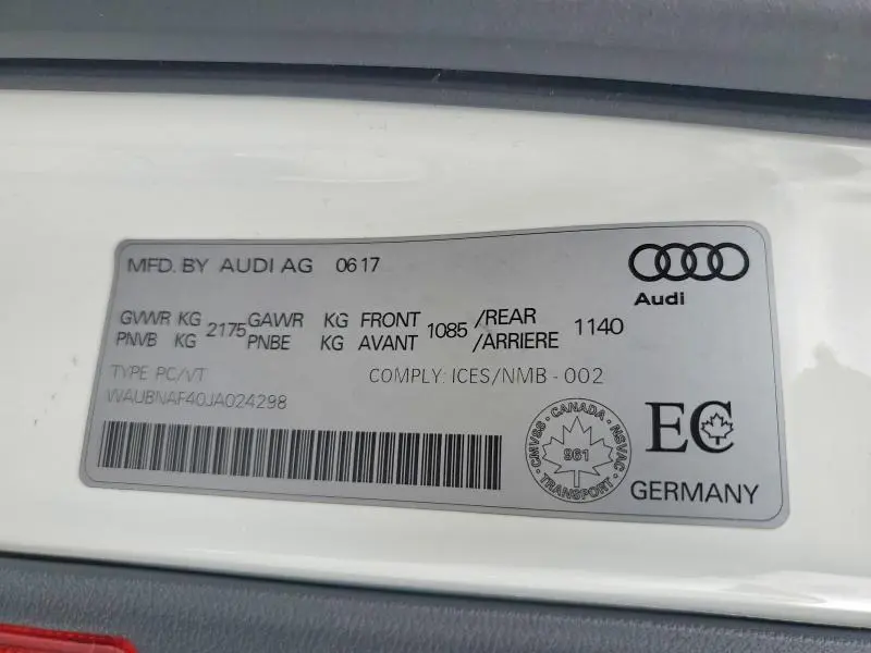2018 AUDI A4 PROGRESSIV  