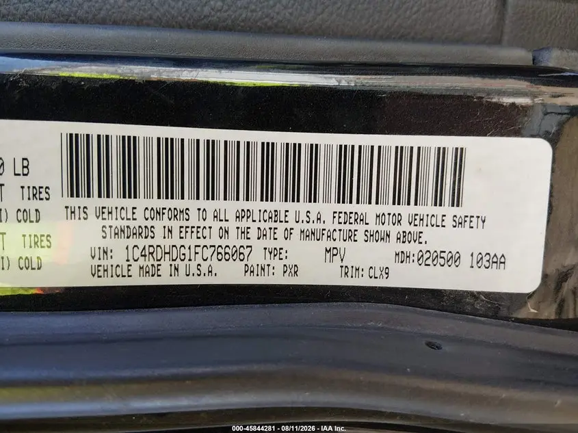 2015 DODGE DURANGO LIMITED