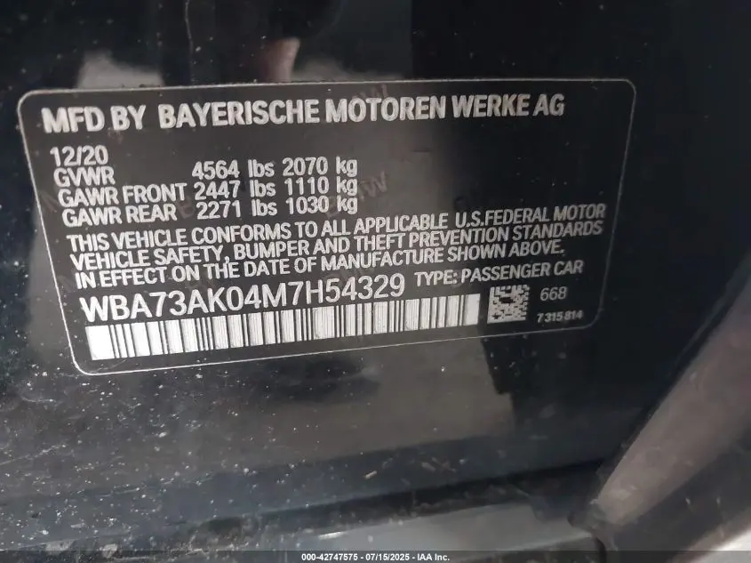 2021 BMW 228I GRAN COUPE XDRIVE