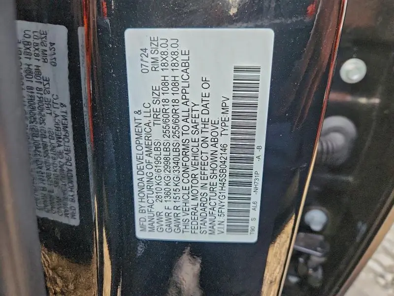 2025 HONDA PILOT EXL  