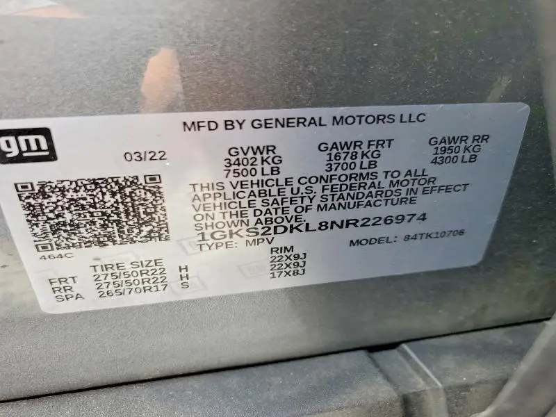 2022 GMC YUKON DENALI  