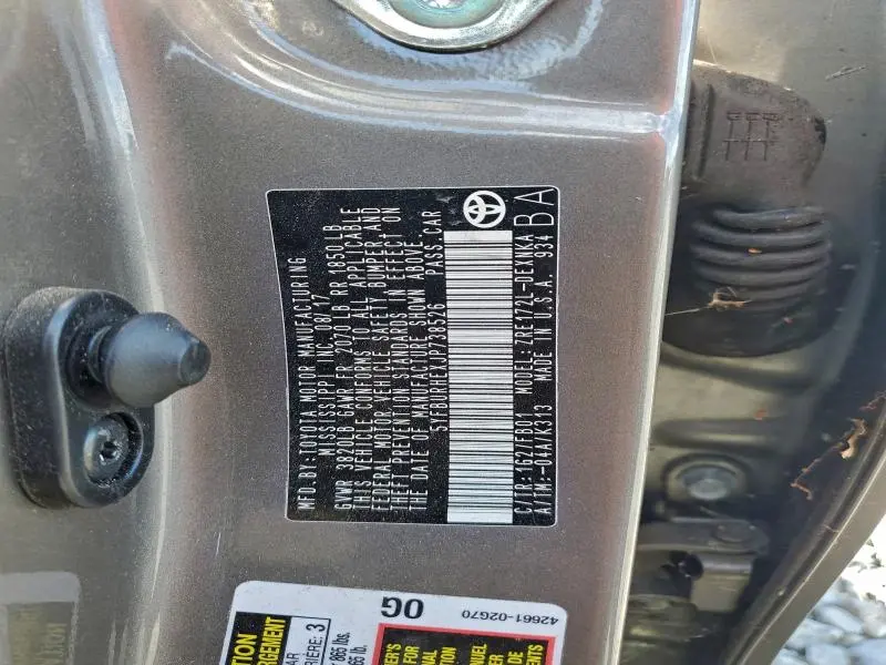 2018 TOYOTA COROLLA L  