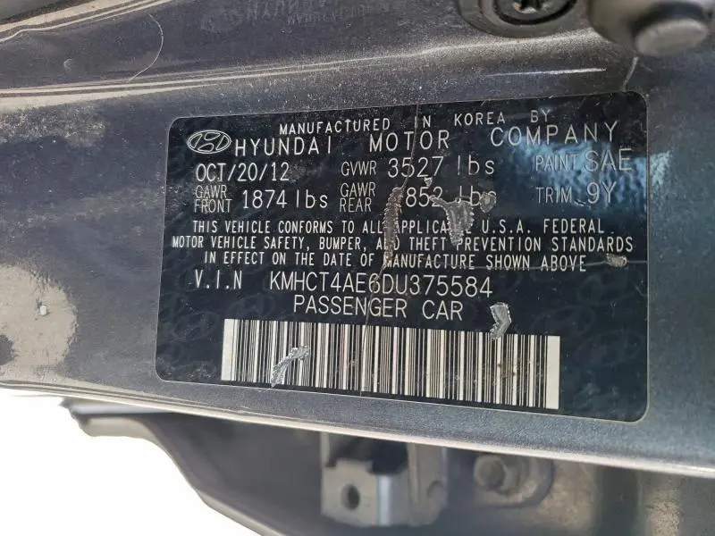 2013 HYUNDAI ACCENT GLS  