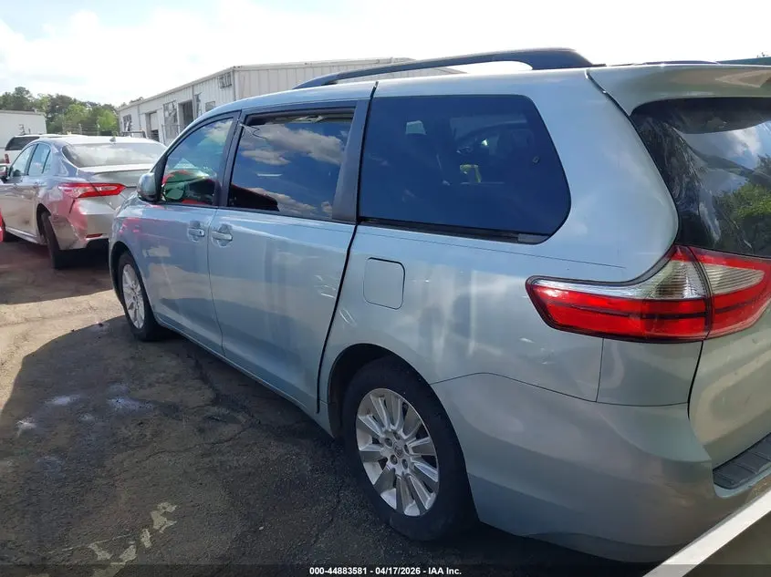 2016 TOYOTA SIENNA LE 7 PASSENGER