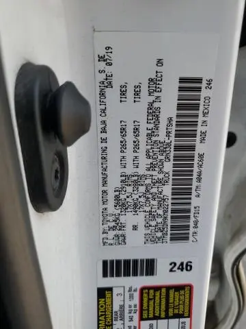 2019 TOYOTA TACOMA DOUBLE CAB  
