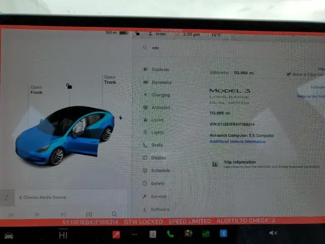 2018 TESLA MODEL 3   