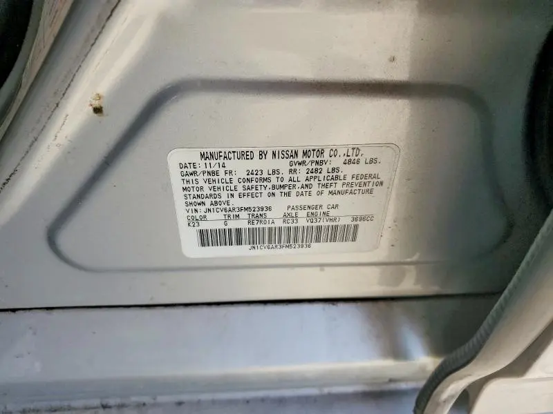 2015 INFINITI Q40 BASE  