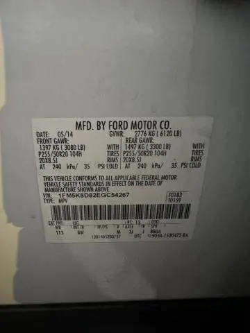 2014 FORD EXPLORER XLT  