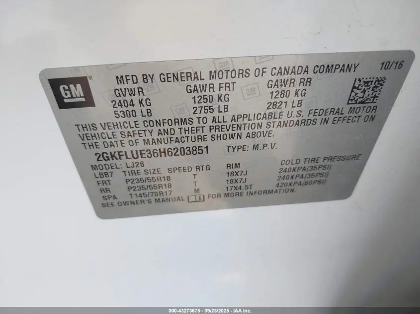 2017 GMC TERRAIN SLT