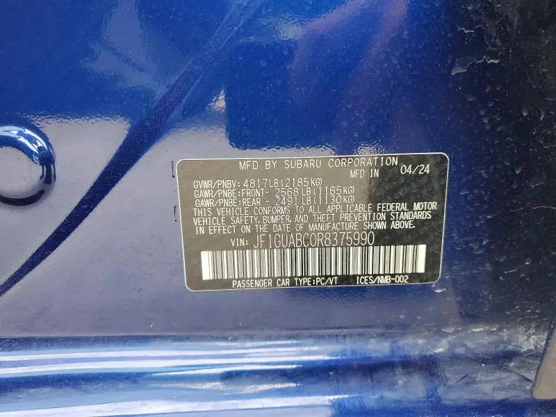 2024 SUBARU IMPREZA   