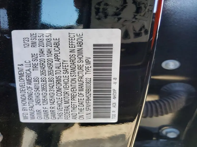 2024 HONDA PASSPORT EXL  