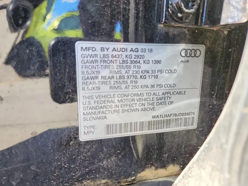 2018 AUDI Q7 PREMIUM PLUS  