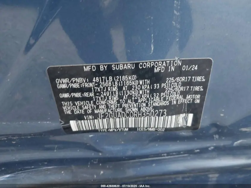 2024 SUBARU CROSSTREK PREMIUM