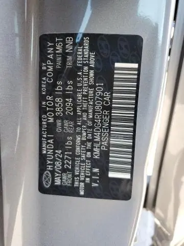 2024 HYUNDAI ELANTRA SEL  