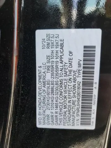 2025 HONDA ODYSSEY ELITE  