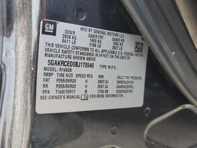 2011 BUICK ENCLAVE CXL