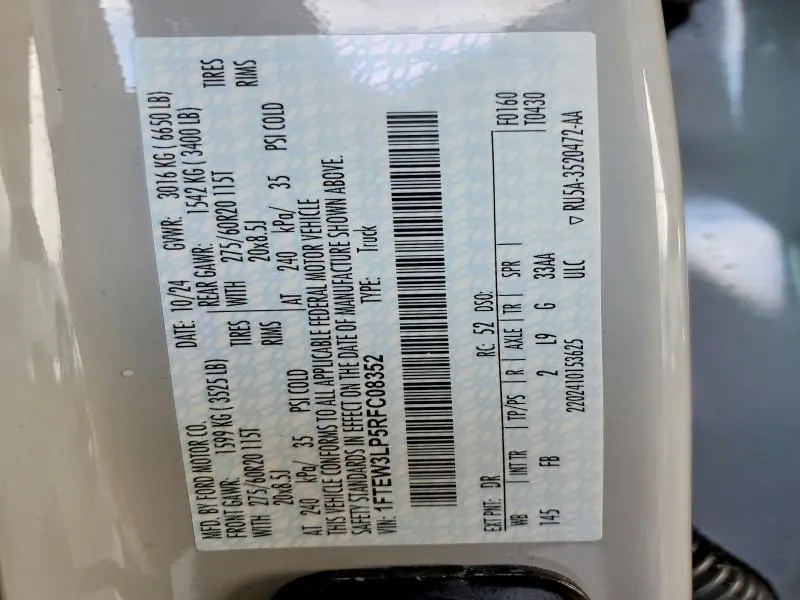 2024 FORD F150 XLT  