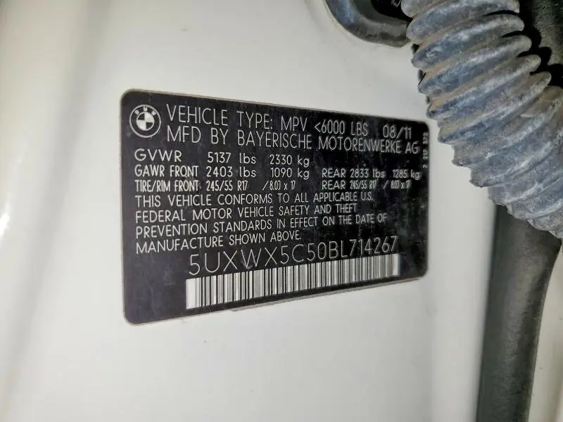 2011 BMW X3 XDRIVE28I  