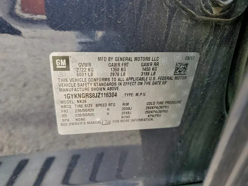 2018 CADILLAC XT5 PLATINUM  