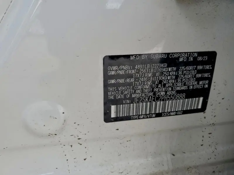 2023 SUBARU FORESTER PREMIUM  