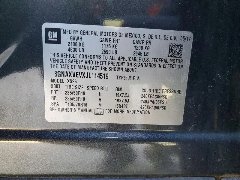 2018 CHEVROLET EQUINOX PREMIER  