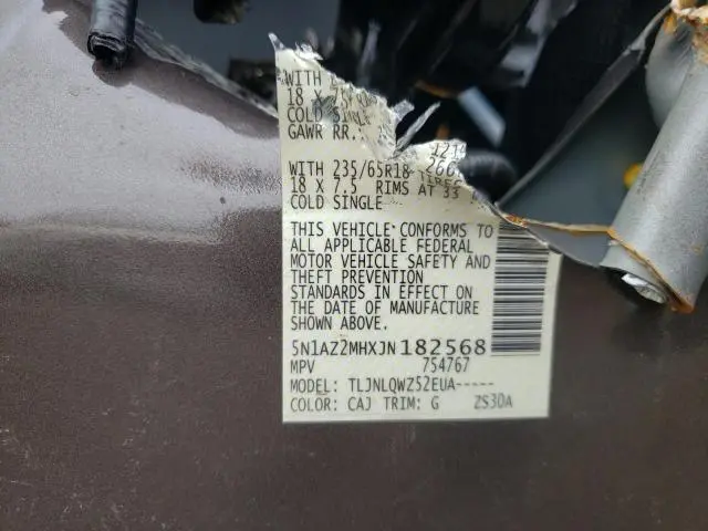 2018 NISSAN MURANO S  