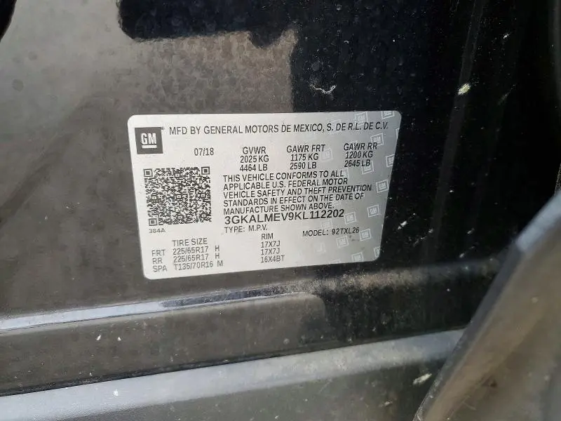 2019 GMC TERRAIN SLE  