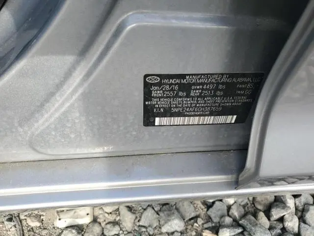 2016 HYUNDAI SONATA SE  