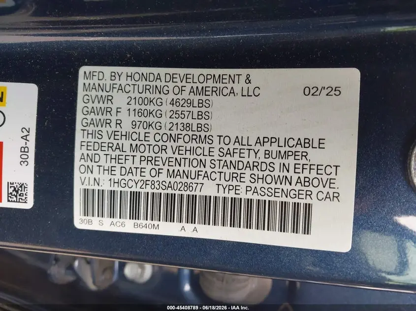 2025 HONDA ACCORD HYBRID TOURING