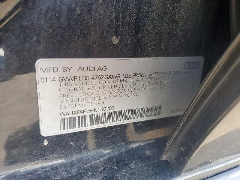 2014 AUDI A4 PREMIUM  