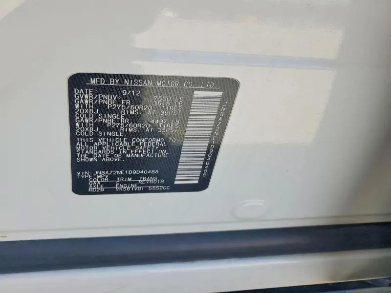 2013 INFINITI QX56 BASE  